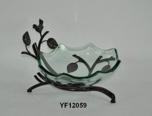 YF12059玻璃水果盘